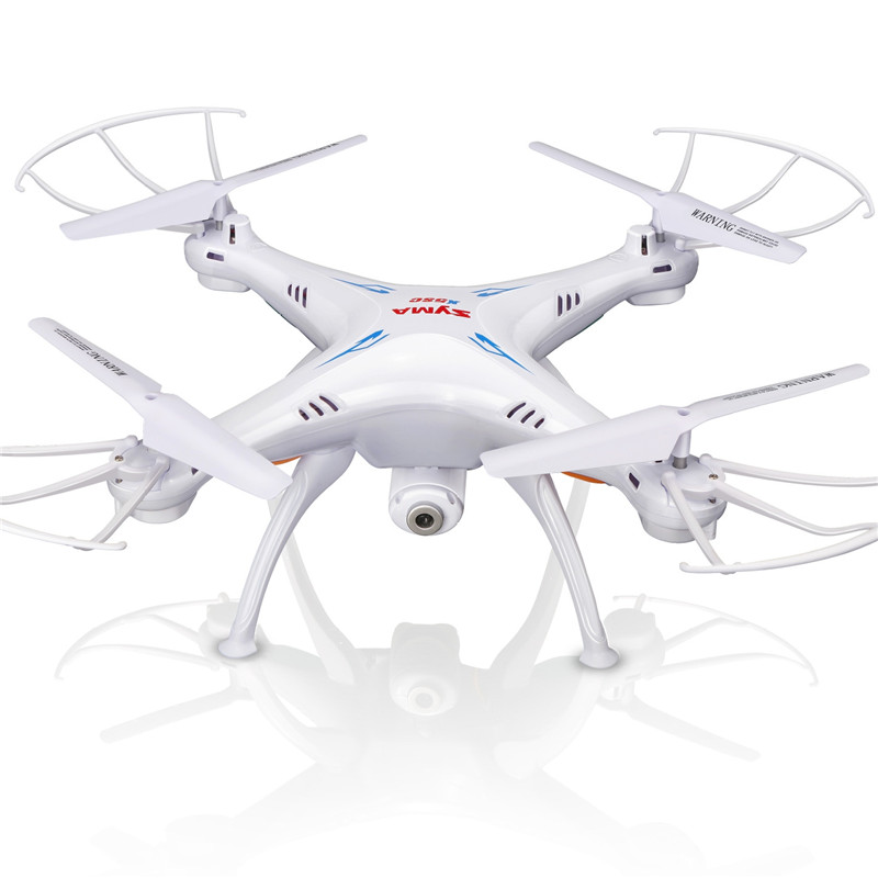 Syma x5sw 드론 wifi 카메라 실시간 전송 fpv quadcopter 2.0mp hd 카메라 드론 2.4g 4ch rc 헬리콥터-화이트